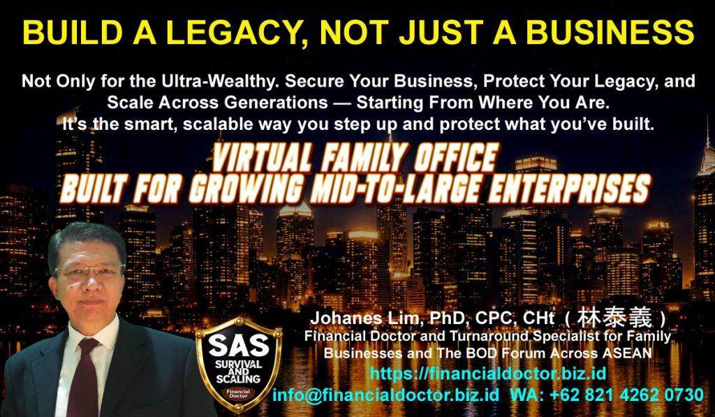 ghost empire, virtual family office, solusi bisnis, profit bisnis, problem bisnis, Financial Doctor, doctor Johanes Lim