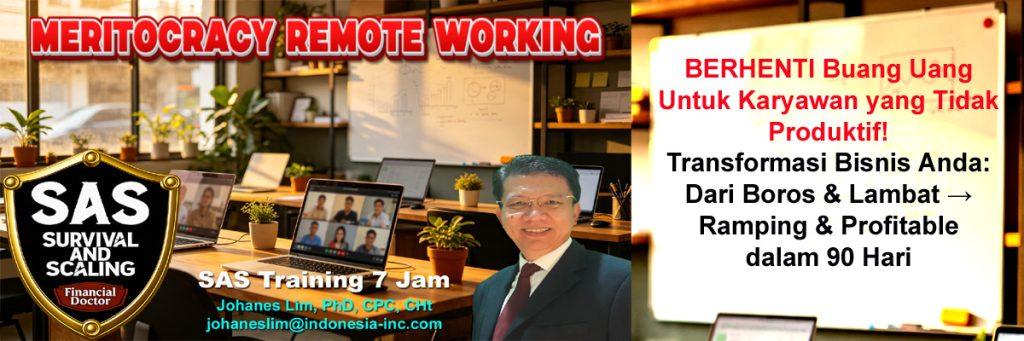 remote working, solusi bisnis, profit bisnis, problem bisnis, hasil bisnis, motivasi bisnis, Financial Doctor, doctor Johanes Lim