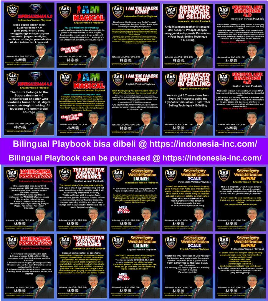 playbooks doctor Johanes Lim, solusi bisnis, profit bisnis, problem bisnis, Financial Doctor
