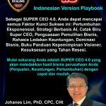 playbooks doctor Johanes Lim, solusi bisnis, profit bisnis, problem bisnis, Financial Doctor
